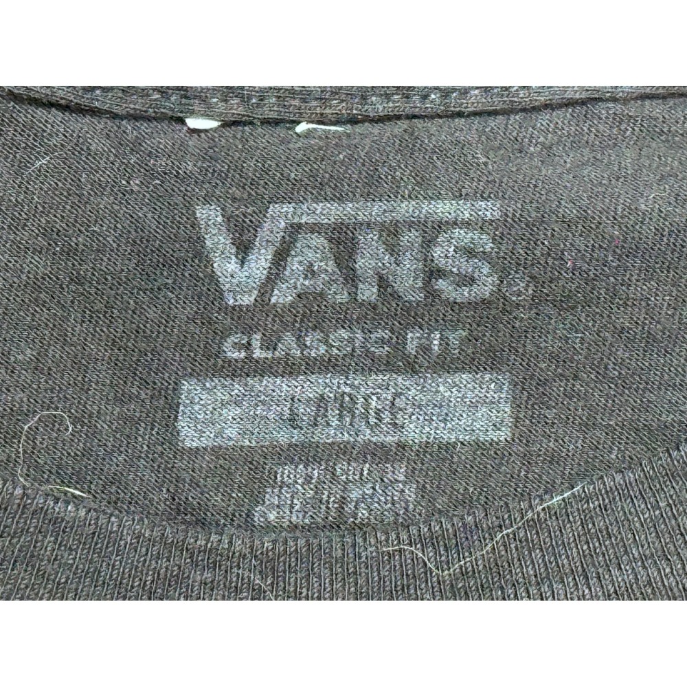 Vans Mens Classic Fit Butterfly Wildflower Graphic T-Shirt Black Large